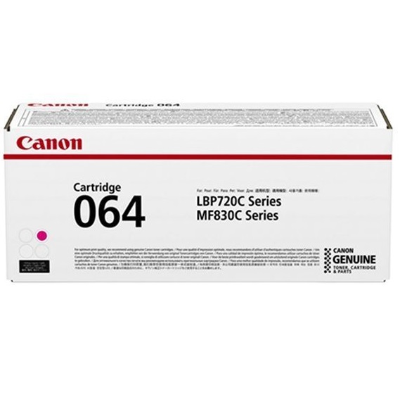Картридж для принтера и МФУ Canon CRG064M пурпурный, [4933C001]