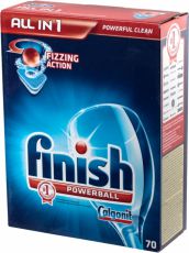 Таблетки для посудомоечных машин Finish All in 1 70 шт